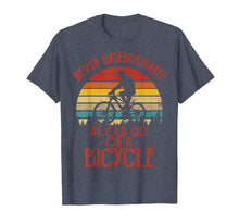 Load image into Gallery viewer, Mens Vintage Never Underestimate An Old Guy On A Bicycle Biker T-Shirt-1770816
