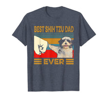 Load image into Gallery viewer, Best Shih Tzu Dad Ever Retro Vintage T-Shirt-597950
