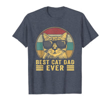 Load image into Gallery viewer, Vintage Best Cat Dad Ever Bump Fit T-Shirt-211274
