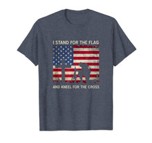 Load image into Gallery viewer, I Stand For The Flag And Kneel For The Cross Gift T-Shirt-416882
