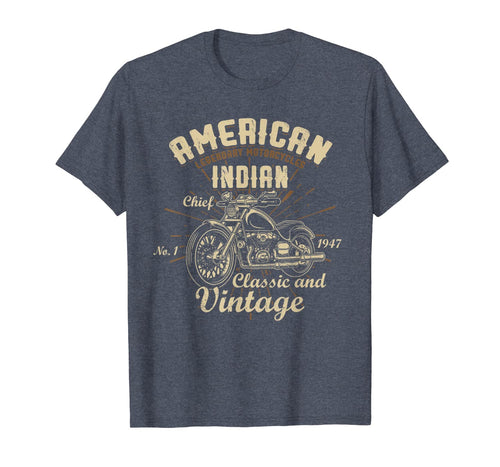 Retro Vintage American Motorcycle Indian for Old Biker Gifts T-Shirt