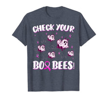 Load image into Gallery viewer, Funny Check Your Boo Bees Shirt Breast Cancer Awareness Gift T-Shirt
