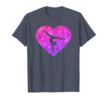Load image into Gallery viewer, Cute Gymnastics Heart Gift For Girls Teens And Women T-Shirt-3198880
