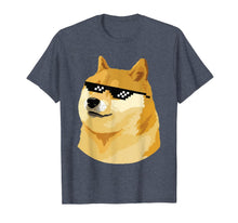 Load image into Gallery viewer, Doge T-shirt with deal with it glasses
