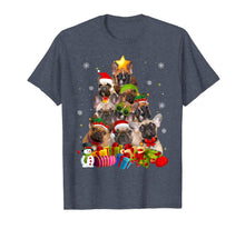 Load image into Gallery viewer, Funny French Bulldog Christmas Tree Gifts Xmas T-Shirt
