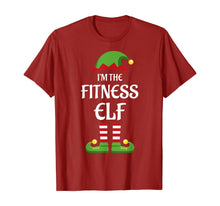 Load image into Gallery viewer, I'm The Fitness Elf Matching Family Christmas Gift Sporty T-Shirt
