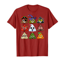 Load image into Gallery viewer, Halloween Poop Emojis Funny T-Shirt
