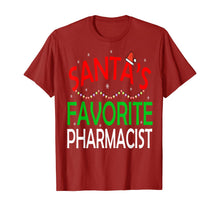 Load image into Gallery viewer, Santa's Favorite Pharmacist Funny Christmas Xmas Santa Hat T-Shirt

