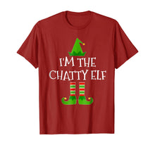 Load image into Gallery viewer, I'm The Chatty Elf Matching Family Group Christmas T Shirt
