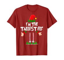 Load image into Gallery viewer, Christmas Elf Tshirt I'm The Tallest Elf Matching Xmas Gift T-Shirt
