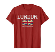 Load image into Gallery viewer, Vintage London England United Kingdom Souvenir Gift T-Shirt
