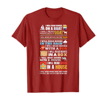 Load image into Gallery viewer, I Will Read Books On a Boat Reading T-Shirt Gift for Readers-179715
