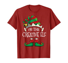 Load image into Gallery viewer, I'm The Creative Elf Shirt Family Matching Christmas Gifts T-Shirt
