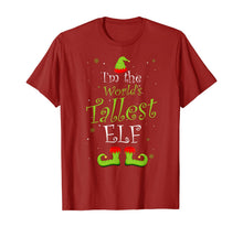 Load image into Gallery viewer, I'm The World's Tallest Elf Matching Family Christmas Xmas T-Shirt
