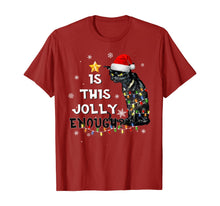 Load image into Gallery viewer, Christmas Is this jolly enough Noel Cat merry christmas T-Shirt
