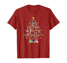Load image into Gallery viewer, Funny Bee Christmas Tree Pajama Lights Gift T-Shirt

