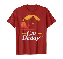 Load image into Gallery viewer, Cat Daddy Vintage Eighties Style Cat Retro Distressed  T-Shirt

