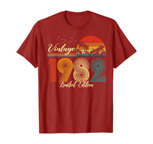 Load image into Gallery viewer, Vintage 1982 T-Shirt Limited Edition Men Women - 38 Birthday T-Shirt-261069
