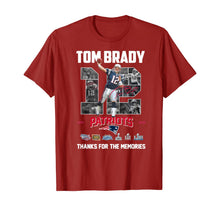 Load image into Gallery viewer, Thank You For The Memories-Tom-Gift-Brady-20 Year T-Shirt-55978
