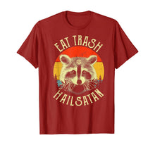 Load image into Gallery viewer, Eat Trash Hail Satan Raccoon Pentagram Satanic Garbage Gang T-Shirt-160441
