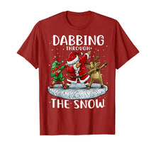 Load image into Gallery viewer, Santa Dabbing Through The Snow Funny Christmas Boys Kids T-Shirt
