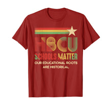 Load image into Gallery viewer, HBCU Schools Matter HBCU Educated Grad HBCUish Vintage Retro T-Shirt-728822
