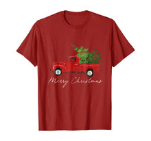 Load image into Gallery viewer, Vintage Wagon Christmas T-Shirt - Tree on Car Xmas Vacation
