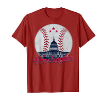 Load image into Gallery viewer, Washington Baseball Vintage Distressed National T-Shirt

