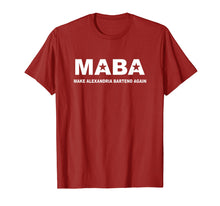 Load image into Gallery viewer, MABA aoc Make Alexandria Bartend Again tshirt for men women
