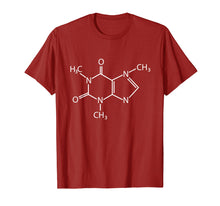 Load image into Gallery viewer, T Shirt Coffee - Structural Formula - Chemical Composition
