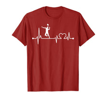 Load image into Gallery viewer, Badminton Heartbeat T-Shirt Funny Sport Player Cool Gift
