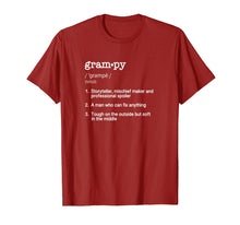 Load image into Gallery viewer, Grampy Definition T Shirt - Funny Father's Day Gift Tee
