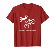 Load image into Gallery viewer, Bike Lovers - I do my own stunts T-Shirt

