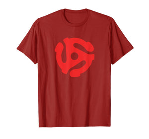 45 RPM ADAPTER DJ SHIRT | Vintage spider record T-SHIRT
