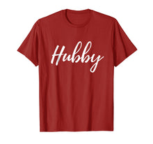 Load image into Gallery viewer, Mens Hubby shirt Matching Hubby and Wifey Shirts Fathers Day Gift
