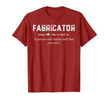 Load image into Gallery viewer, Funny Noun Fabricator Definition T-Shirt Cool Gift

