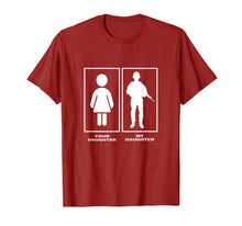 Load image into Gallery viewer, Your Daughter My Daughter Proud Mom Dad Soldier Gift T-shirt
