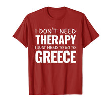 Load image into Gallery viewer, Funny Greek Vacation TShirt Souvenir Gift for Greece Trip
