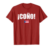 Load image into Gallery viewer, Cono Puerto Rico Flag Spanish Slang Funny Sports Tshirt
