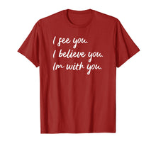 Load image into Gallery viewer, Sexual Assault Awareness Products Believe Women Survivors
