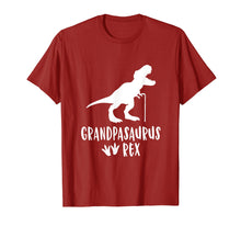 Load image into Gallery viewer, Grandpasaurus Funny T Shirt Dinosaur Grandpa Family Rex Gift
