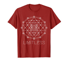 Load image into Gallery viewer, Sacred Geometry Limitless Sri Yantra T Shirt
