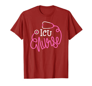 ICU Nurse Shirt Funny Intensive care unit Nurse T-shirt gift