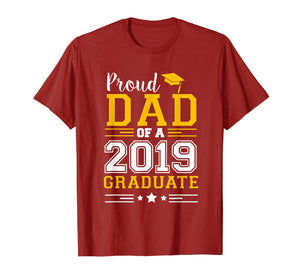 Mens Matching Proud Dad Of A 2019 Graduate Set Shirt