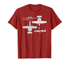 Load image into Gallery viewer, A-10 Warthog Military Aircraft T-Shirt
