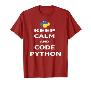 Keep Calm and Code Python T-Shirt