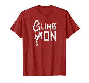 Mountain Climber Gift, Rock Climbing T-Shirt