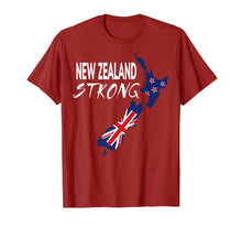 Load image into Gallery viewer, New Zealand flag t shirt; New Zealand Strong flag t shirt;
