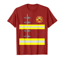 Load image into Gallery viewer, Fireman Coat Halloween Costume T Shirt
