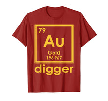 Load image into Gallery viewer, Gold Digger Tshirt Periodic Table Of Elements Geek Shirt
